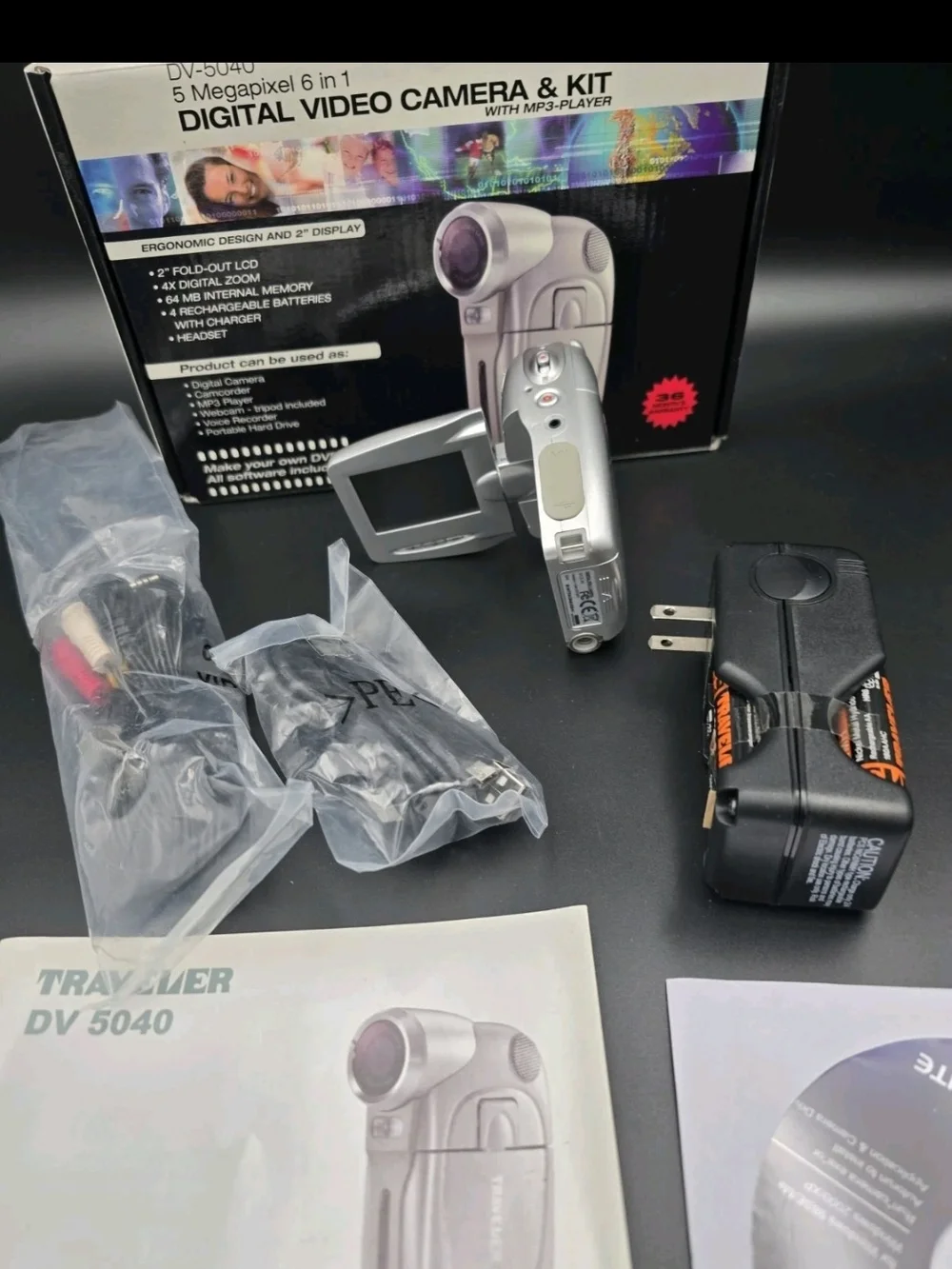 Travel Digital Video Camera & Kit - White